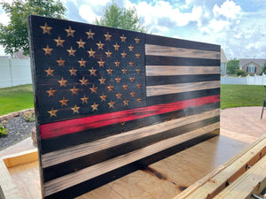 Rustic Wooden Flags