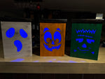Load image into Gallery viewer, Large Wooden Halloween Lanterns – Ghost, Pumpkin, or Frankenstein
