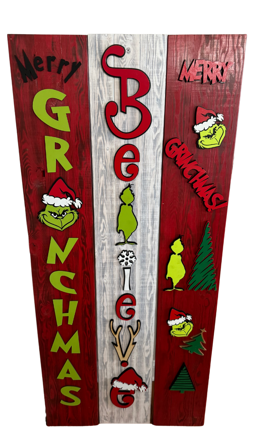 Grinch Christmas Planks