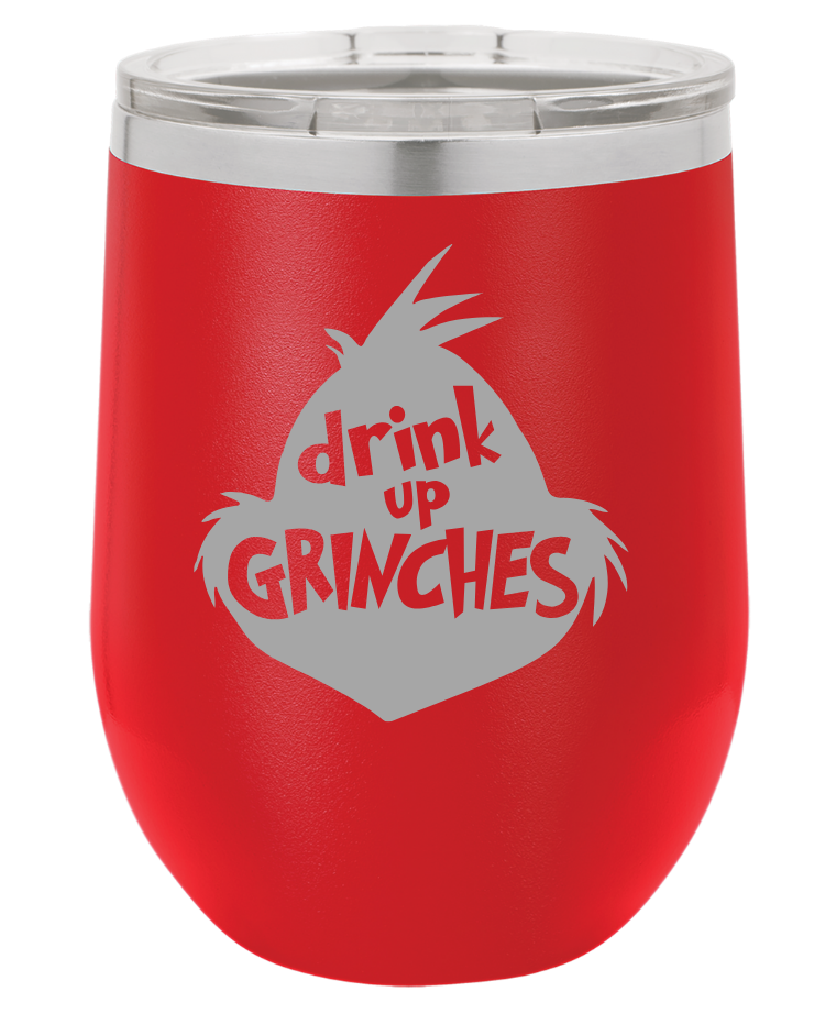 Grinch Themed Tumblers and Drink Holders