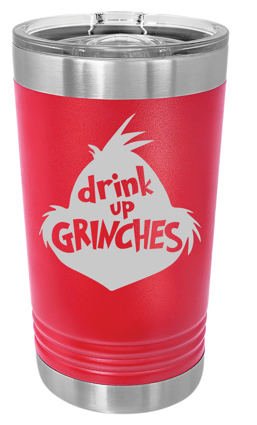 Grinch Themed Tumblers and Drink Holders