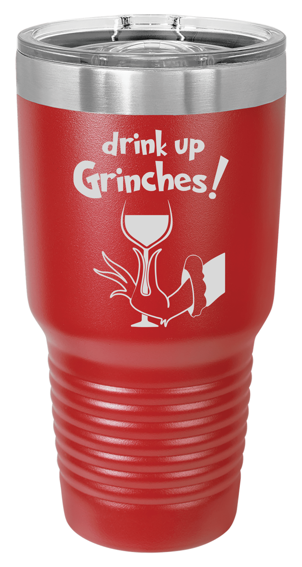 Grinch Themed Tumblers and Drink Holders