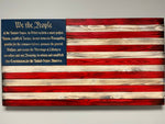 Load image into Gallery viewer, We the People Rustic US Flag
