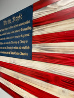 Load image into Gallery viewer, We the People Rustic US Flag
