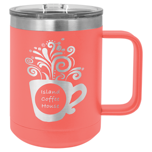 Polar Camel 15 oz. Vacuum Insulated Mug with Slider Lid