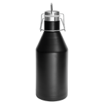 Load image into Gallery viewer, Polar Camel 64 oz. Black Vacuum Insulated Growler with Swing-Top Lid
