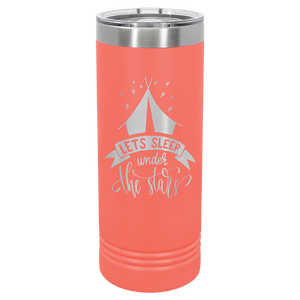 Polar Camel 22 oz. Skinny Tumbler with Slider Lid